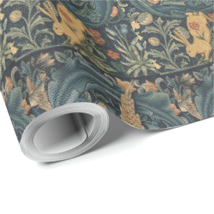 Vintage Flora Morris Edward Burne-Jones Cadeaupapier