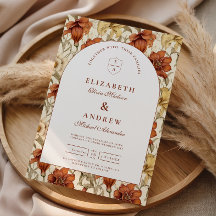 Vintage Floral Arch Elegant Wedding