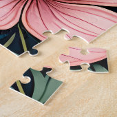 Vintage Floral Bee Jigsaw Puzzle Legpuzzel (Zijkant)