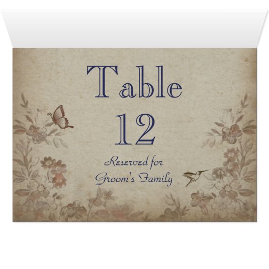 Vintage Floral Beige (Binnen Horizontaal (Onder))