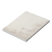 Vintage Floral Beige Notitieblok (Linkerzijde)