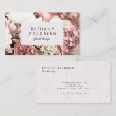 Vintage Floral Bouquet Floral Design Visitekaartje (Voorkant / Achterkant)