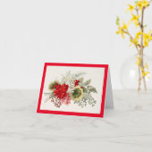 Vintage Floral Bouquet Jubileum Kaart (Gele Bloem)