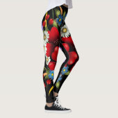Vintage Floral Bouquet Leggings (Rechts)
