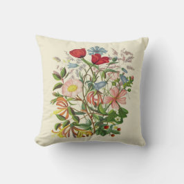 Vintage Floral Bouquet Pillow Kussen