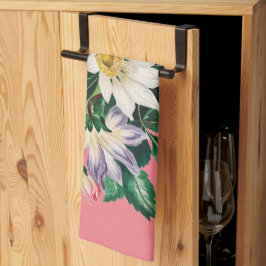 Vintage Floral Bouquet Pink Kitchen Towel Theedoek