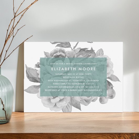 Vintage Floral Bridal Shower | Jade Kaart