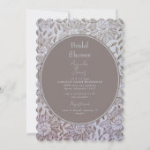 Vintage Floral Bridal Shower Kaart (Voorkant)