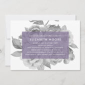 Vintage Floral Bridal Shower | Violet Kaart (Voorkant)