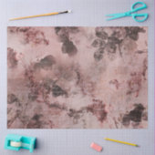 Vintage Floral Burgundy Rozen Ephemera ontkoppelin Tissuepapier (Craft)