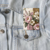 Vintage Floral - Button (Insitu)
