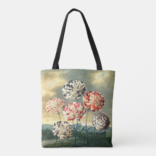Vintage Floral Canvas tas (Achterkant)