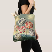 Vintage Floral Canvas tas (Dichtbij)