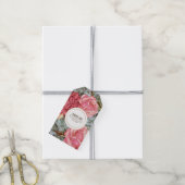 Vintage Floral Dank je Jubileum Cadeaulabel (Met Touw)