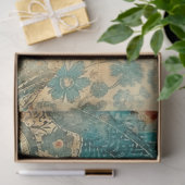Vintage Floral Decoupage Tissuepapier (Geschenk)