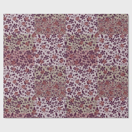 Vintage Floral Design – Classic Botanical Art  Cadeaupapier (Vlak)