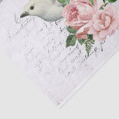 Vintage Floral Ephemera Tissuepapier (Detail)