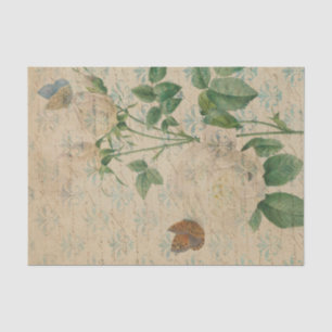 Vintage Floral Ephemera Tissuepapier