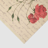 Vintage Floral Ephemera Tissuepapier (Detail)