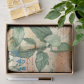 Vintage Floral Ephemera Tissuepapier (Geschenk)