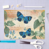 Vintage Floral Ephemera Tissuepapier (Craft)