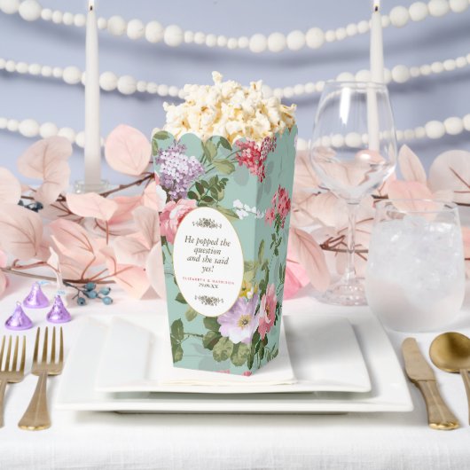 Vintage Floral Garden Botanical Wedding Bedankdoosjes (Huwelijk)