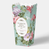 Vintage Floral Garden Botanical Wedding Bedankdoosjes (Voorkant)