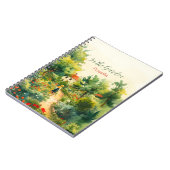 Vintage Floral Garden Notebook Notitieboek (Linkerzijde)