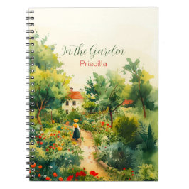 Vintage Floral Garden Notebook Notitieboek