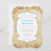 Vintage Floral Garland Wedding Kaart (Voorkant)