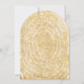 Vintage Floral Garland Wedding Kaart (Achterkant)