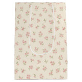 Vintage Floral Gift Bag Medium Cadeauzakje (Achterkant)