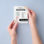 Vintage Floral Housekeeping Flyer (Hand)