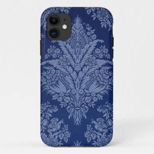 Vintage Floral in de schaduw van blauw Case-Mate iPhone Case