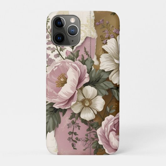 Vintage Floral - iPhone iPad Case (Achterkant)