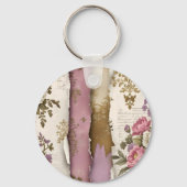 Vintage Floral - Keychain (Voorkant)