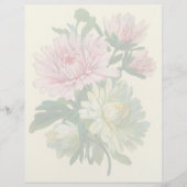 Vintage Floral Letterhead Stationery (Voorkant)