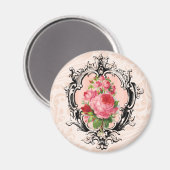 Vintage Floral Magnet (Voorkant / Achterkant)