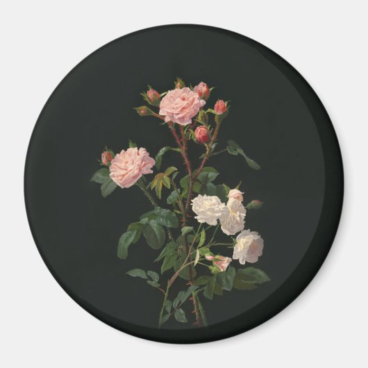 Vintage Floral Magnet (Voorkant)