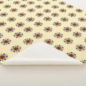 Vintage Floral Mandala Sherpa Deken (3/4)