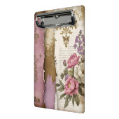 Vintage Floral - Mini Clipboard Mini Klembord (Angled2)