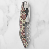 Vintage Floral Oriental Kurkentrekker (Achterkant)