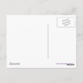 Vintage Floral Pansy Briefkaart (Achterkant)