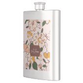 Vintage Floral Pattern Custom Name Flacon (Links)