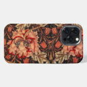 Vintage Floral Pattern iPhone Hoesje (Achterkant horizontaal)