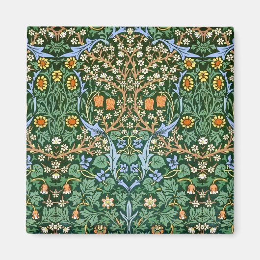Vintage Floral Pattern William Morris Magneet (Voorkant)