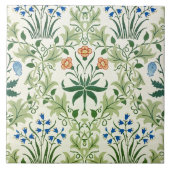 Vintage Floral Pattern William Morris Tegeltje (Voorkant)