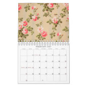 Vintage Floral Patterns Mid-Year / Academic Kalender (Feb 2027)