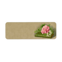 Vintage Floral Peony Classy Book Elegant