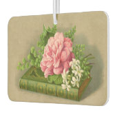 Vintage Floral Peony Classy Book Elegant Luchtverfrisser (Links)